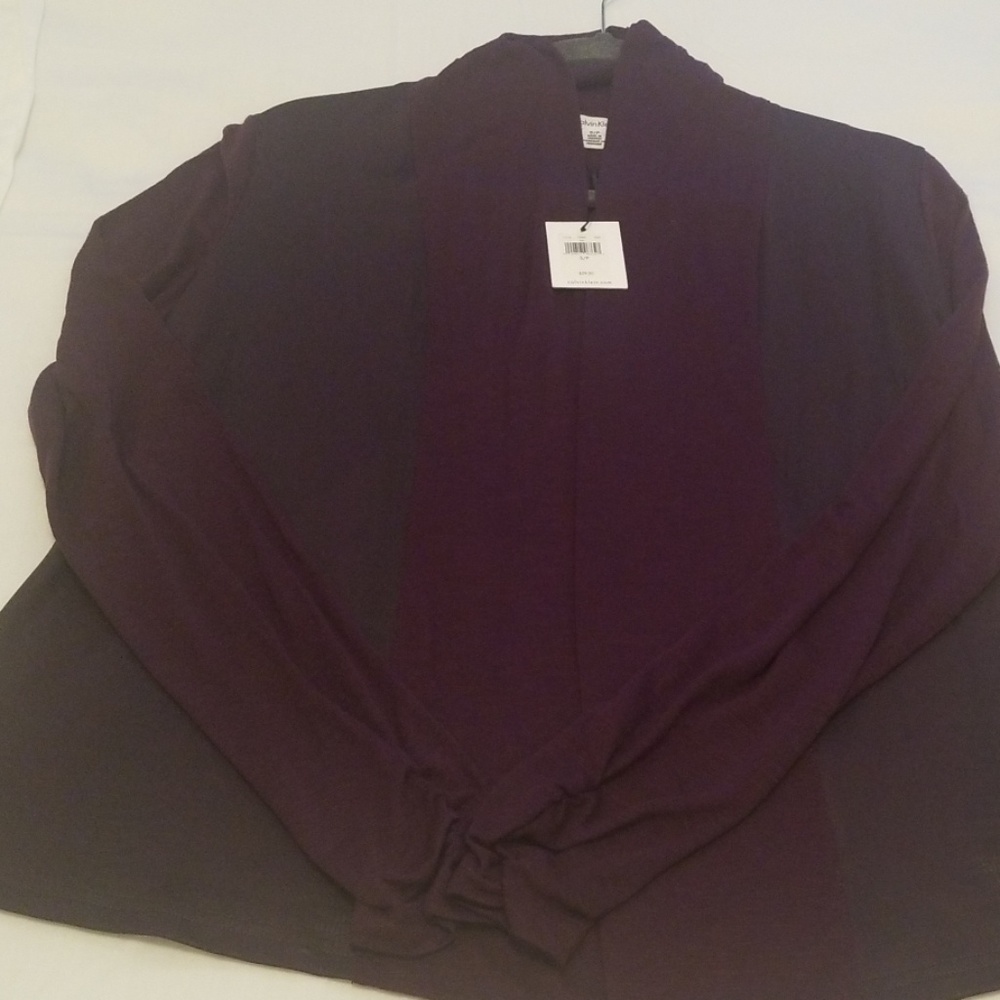 Maroon lightweight cardigan